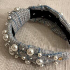 Lele Sadoughi Women's Blue and White Hair-Band